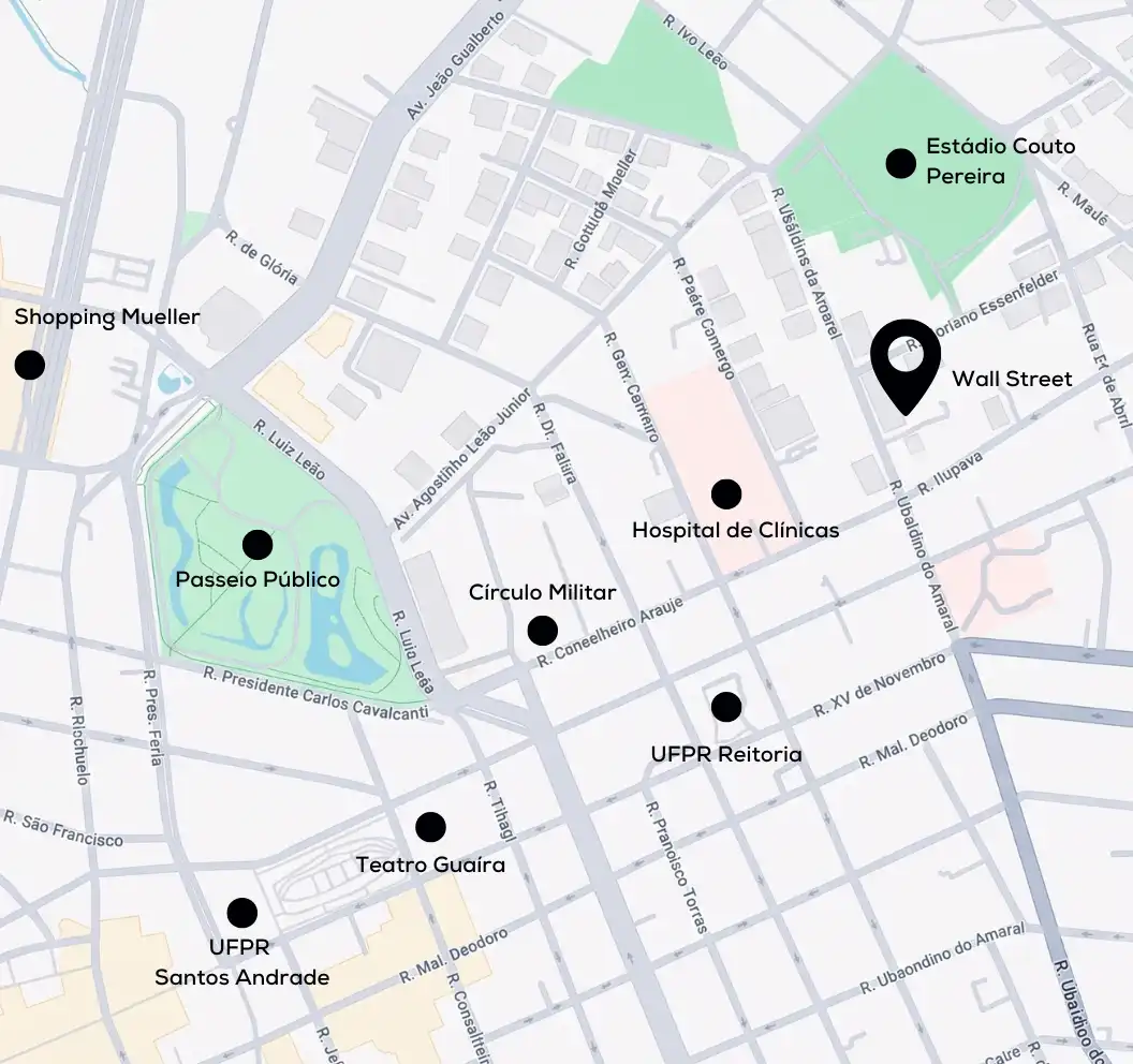 Mapa do entorno — Manhattan Wall Street